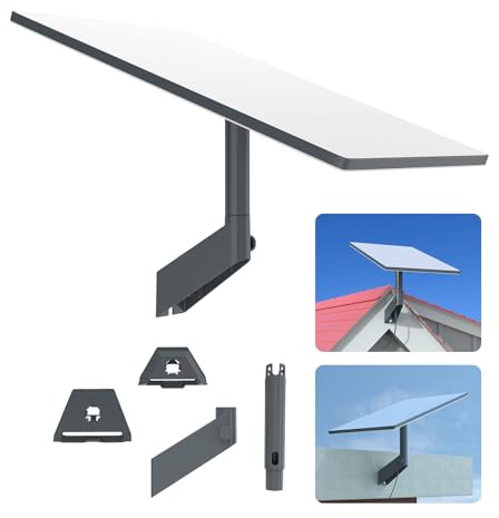 HOLACA Halterung für Starlink Standard 4X/4/Gen3/Mini/Mini X, Verstellbare Kurze Wandhalterung, Stabiler Halt, Zubehör für Starlink Internet Kit
