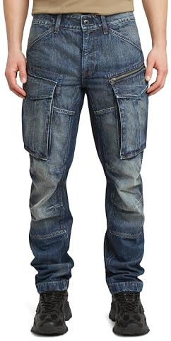 G-STAR 8719965012981 Rovic Zip 3D Regular Tapered Denim, Multicolore (Antique Blue Creek D23077-d315-h553), 36W / 34L