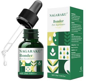 NAGARAKU Eyelash Super Bonder Cils 25ml Scellant pour Extensions de Cils & Accélérateur de Colle Réduit les Fumées Accélère le Séchage Prolonge la Tenue des Extension Usage Professionnel Pas un Colle