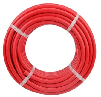 Tubo flessibile per ossigeno e acetilene, Tubo intrecciato ad alta pressione da 1 m for olio combustibile, gas e aria, 8x14 mm, industriale(Red)