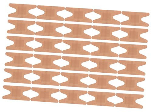 DECORNIJIA Vendajes Adhesivos Elásticos Marrón 30piezas Almohadillas Absorbentes y Tela Transpirable para Heridas en Cualquier Parte del Cuerpo