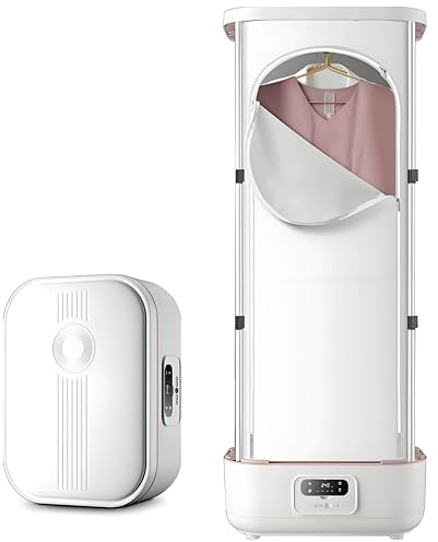 PioMue Sèche-Linge électrique Intelligent 900 W, sèche-Linge à Vapeur Portable, Machine à Repasser Automatique, pour vêtements et Tissus