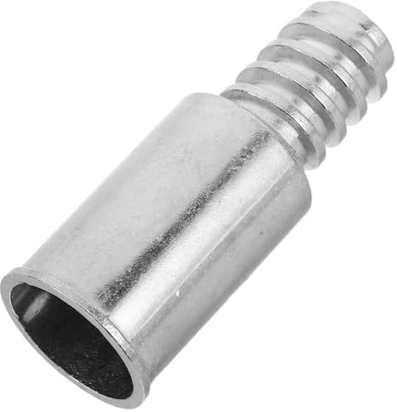 DIYEAH Aluminum Alloy Threaded Tip Replacement for Broom Handle American Thread Mop Extension Adapter for Home Broom Repair Easy Installation and Cleaning Strong Metal Pole Connector for