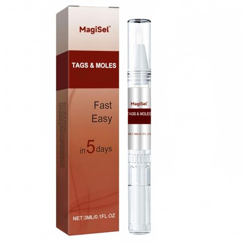 Quita Verrugas, Boligrafo contra las verrugas, Elimina Suavemente Las Eliminar Verrugas, Removedor de Imperfecciones de Piel Efectivo, Apto para Todo Tipo de Pieles, 3ML