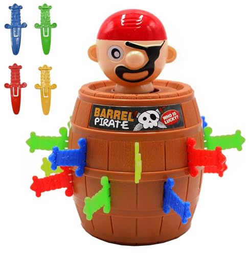 Pirates Jouet Garcon 5 Ans 16 Épées Jouets Passionnant Jeux pour Enfants | Résistantes et Antichoc Surprise Jouets de Noël Développe la Dextérité des Enfants à Partir de 4 Ans (Petit)