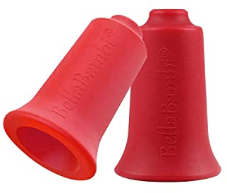 2er Set BellaBambi® original Schröpfglas | Unterdruckmassage Intense - ideal für Sportler als Faszien-Massage & Trigger-Punkte bei Ganzkörper Verspannung | Made in Germany | Intense – Rubinrot