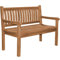 Teako Design Gartenbank Arezzo Teak Massivholz Breite 150 cm