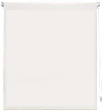 Blindecor Aure | Estor enrollable Easyfix translúcido liso - Blanco roto, 52 x 180 cm (ancho por alto) | Tamaño de la Tela 49 x 175 cm | Estores sin herramientas para ventanas