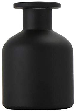1PCS 150ML/5oz Black Empty Glass Diffuser Bottle Jars Aromatherapy Storage Container Fragrance Accessories Refill Aroma Dispenser for DIY Replacement Reed Diffuser Stick Set Essential Oils Craft Decor