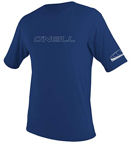 O'Neill Herren Mens Basic Skins Short Sleeve Sun Shirt Rash Vest, Navy, XL EU