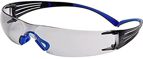 3M 3M-OO-SF407 Lunettes de protection pour les yeux et le visage, taille universelle, gris/bleu acier