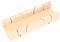 KOTARBAU® Caja de ingletes, Caja para inglete 30 x 10,5 cm, Ideal para cortes en ángulos de 90° y 45°, Caja para cortar marcos, perfiles, tubos, Caja de sierra ingletador