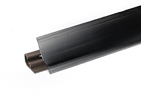 DQ-PP 2,5m WINKELLEISTE – Schwarz Matt – 23 x 23mm – PVC – Küchenleiste Arbeitsplatte Abschlussleiste Leiste Küche Küchenabschlussleiste Wandabschlussleiste Tischplattenleisten