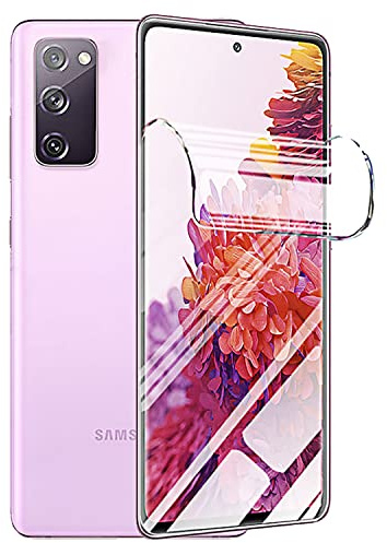 Hydrogel Displayschutzfolie für Samsung Galaxy S20 FE 5G 4G 2022 / S20 Lite | [2 Stück] Selbstheilende TPU-Folie, Anti-Kratzer, keine Blasen, Berührungsempfindlich, Fingerabdruck Entsperrbar, HD Klar