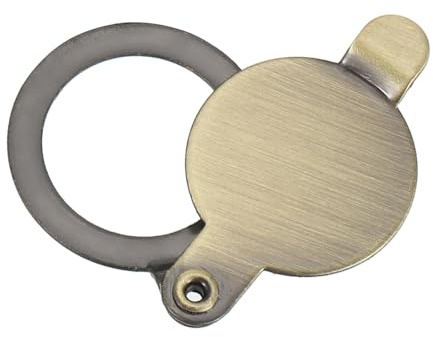PATIKIL Türspion Abdeckung Guckloch 16mm Innendurchmesser Türlochabdeckung Ohne Aufkleber Gucklochabdeckung Sichtschutzblech für Türspion, Bronze