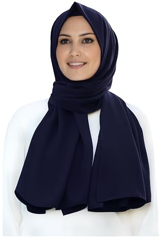 Lina & Lily Medina Seide Hijab Kopftuch Schal für Muslimische Frauen