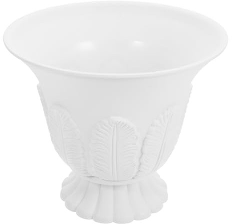 PHENOFICE Retro-blumentopf Aus Kunststoff Hohe Säule Pflanzsockel Für Die Außendekoration Gartenurne Für Zuhause