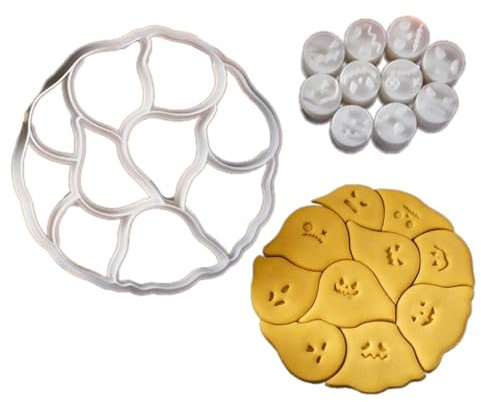 Cartoon Specter Puzzle Cookie Cutter Specter Puzzle Designs Biscuits Molds Cookie Cutter for Creative Kitchen Endeavor