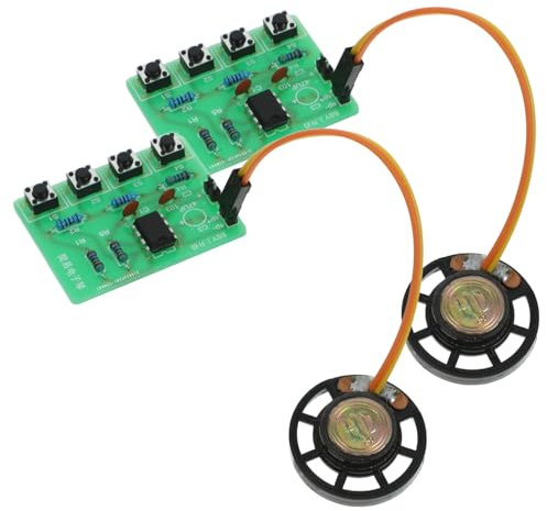 LOPUNER Set 2 Pezzi Parti Strumento Elettronico per Saldatura Ne555 Oscillatore Fai da Te, Kit di Costruzione per Saldatura Educativa per Principianti e Appassionati, Progetto Elettronica