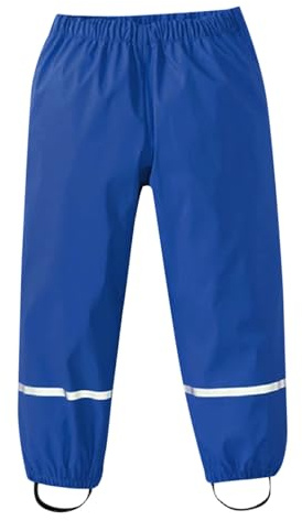 Bastwahl Pantalon Pluie Moto Garçon - Pantalon de Pluie Enfants Imperméable et Coupe-Vent Unisexe Salopette Léger Non Doublé Rain Pants Boue Respirant pour Garçons et Fille