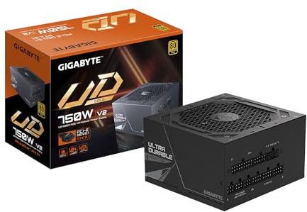 GIGABYTE UD750GM PG5 V2-750W 80 Plus Gold Certified - PCIe5.1 Ready - ATX3.1 - Fully Modular Power Supply (GP-UD750GM PG5 V2)
