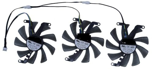 ZMHYGEW Ventilador para Tarjeta gráfica (3 Unidades), T129215SU, para MLLSE RTX 3080 (10 GB) y 4070Ti (12