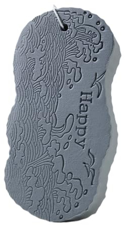 Kustimantu Éponges de douche pour femme, éliminateur de peau morte corporelle - Éponge réutilisable pour l'hygiène corporelle de la enceinte, enfants, adolescents, hommes et adultes