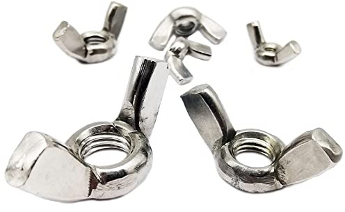 Edelstahlbeschichtete Flügelmutter, Flügelmuttern aus Edelstahl, verschiedene Größen(5pcs M10)