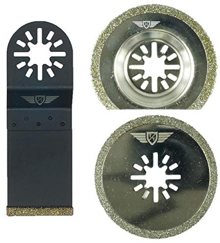 TopsTools 3pcs UNK3DA Diamant Klinge Profi