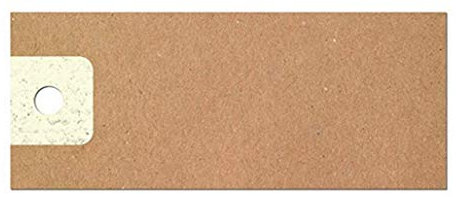 Anhänge-Etiketten V-74-30-500-74x30 mm - Offset-Karton 350g/m² - Lochstanzung 4 mm - optische Lochverstärkung - Vintage-Look - gut beschreibbar - 500 Stück