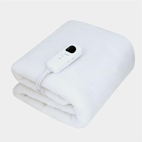 ZEN Deluxe Heizdecke mit Abschaltautomatik für Massageliegen, beheizbar mit 8 Temperaturstufen, einstellbare Heizdauer 1-8 Stunden, waschbare & flauschige Wärmedecke mit Fernbedingung 180 x 75 x 2cm