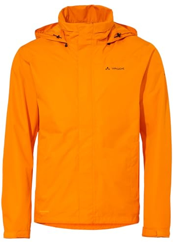 VAUDE Men's Escape Bike Light Jacket |Wasserdichte 2-Lagen Regenjacke - Winddicht, Atmungsaktiv & Leicht | Netzfutter | Kapuze im Kragen | Reflektierende Elemente | Eco Finish