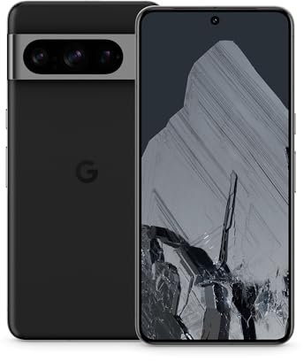 Google Pixel 8 Pro – Unlocked Android Smartphone with telephoto lens, 24-hour battery and Super Actua display – Obsidian, 128GB (Renewed)