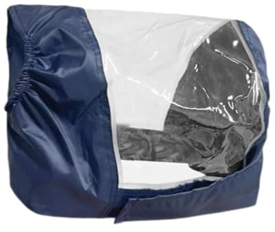 perfk Mobility Bike Control Panel Tiller Cover, Bike Control Panel Cover, Professional Lightweight Easily Install Windproof, Dark Blue