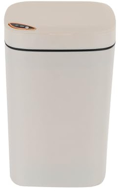 TONFEION Mülleimer mit Smart Sensor, 16L Automatik Mülleimer mit 360° Fußöffnung, Berührungslos Öffnend, Elektrischer Mülleimer mit Deckel für Küche/Wohnzimmer