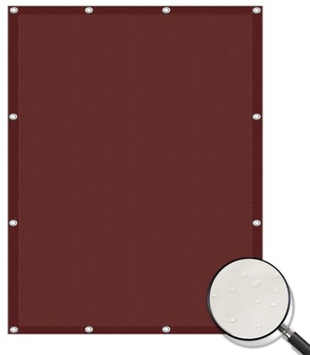 Tenda parasole impermeabile, 120 x 120 cm, 98% resistente ai raggi UV, resistente alle intemperie, per esterni, giardino, patio, tenda da sole durevole e su misura