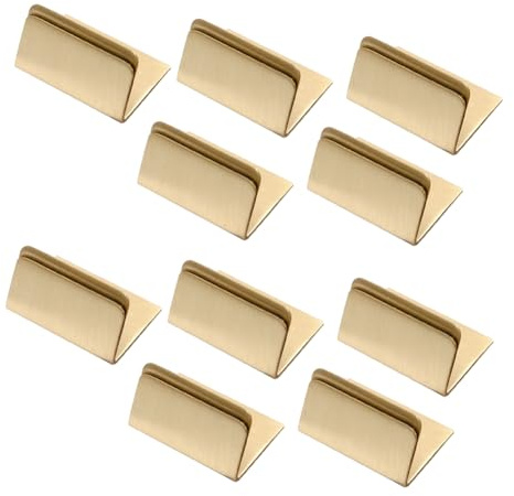 Qarmijaer Porte-cartes marque-places en 10 pièces de taille porte-cartes de table vintage petits supports pour cartes de table antiques marque-prix mémo