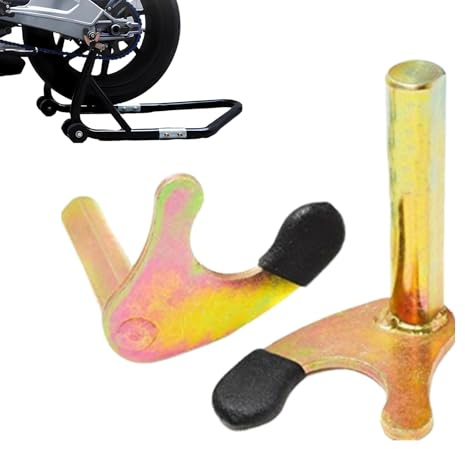 Adattatore Posteriore In Ferro Zincato Per Moto - Paddock Supporti U/l Forcelle | Rack Di Sollevamento Heavy Duty Per Tubi Quadrati Rotonda Con Prestazioni È