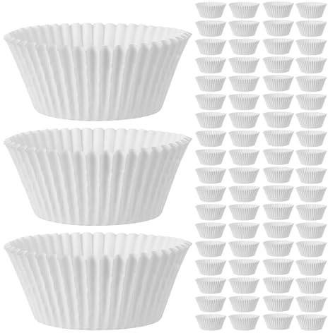 Garneck 800pièces Caissettes Papier Sulfurisé Pour Cupcakes Et Muffins Démoulage Facile Et Nettoyage Sans Effort Pour Cuisson Événements