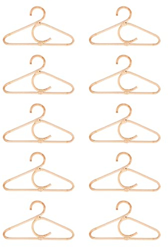 Tuminsi 10X Colgador de Ropa de Ratán Estilo Niños Ropa Organizador Estante Niños Percha Niños Habitación Decoración Percha para Ropa