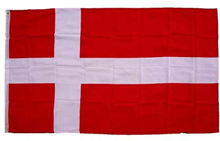 Flaggenfritze Fahne/Flagge Dänemark + gratis Sticker