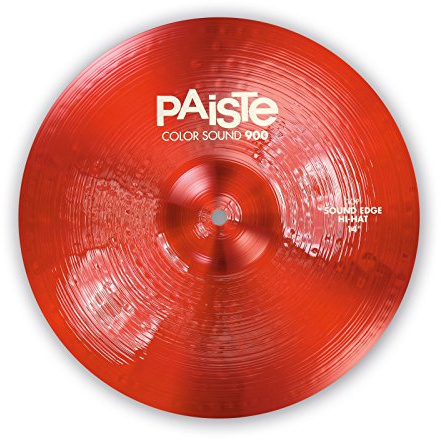 Paiste 14 Inches Color Sound 900 Red Sound Edge Hi-Hat Cymbals