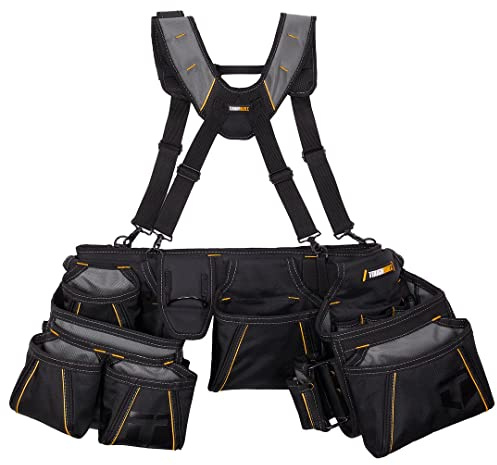 ToughBuilt - Pro Framer Suspension Rig with Pockets - Heavy Duty, Deluxe Premium Quality, Durable - Adjustable Size - (TB-301-6-UK)