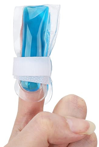 Wiederverwendbare Finger Eispackung – Finger Gel Eispackung, Heiße und Kalte Kompresse Zur Linderung von Fingerschmerzen, Sportverletzungen, Arthritis und Schwellungen