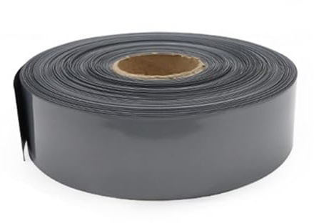 1/3/5 Meter Polyolefin-Schrumpfschlauch, sortiert, Wärmeschrumpfschlauch, Drahtschlauch, thermobeständige Verbindungsdrähte, Isolierschlauch, grau, Breite 50 mm x 3 m