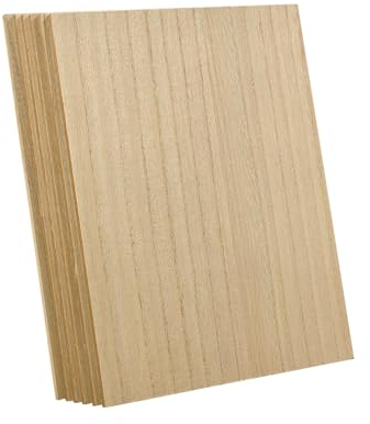 Confezione da 6 tavole di legno MDF spesse 22,9 x 30,5 - 0,5 cm, pannelli di fibra a media densità impiallacciati su entrambi i lati, per artigianato fai da te fatto in casa