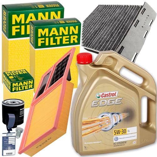 Inspektionspaket + 5W30 Öl für 1.4 + 16V Golf 5 6 Caddy 3 Octavia 2