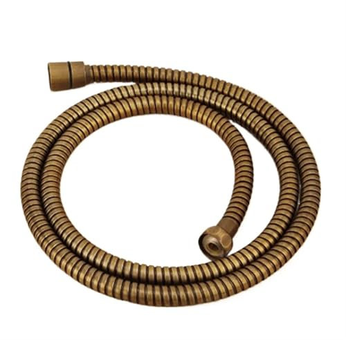XUMKFJRE Brauseschlauch 1,5 m Flexibler Duschschlauch aus Edelstahl mit Doppelverschluss und Innenrohren FüR Den Innenbereich(80cm)