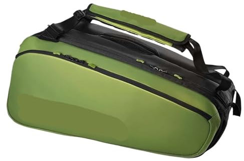 XUWEWI Tennisschläger-Taschen Große Tennistasche, grüne Schlägertasche for Tennisschläger, for Männer und Frauen, Sporttaschen, Tennisschlägertasche