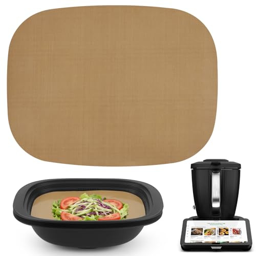 Lámina de horno permanente permanente para Thermomix TM7 Varoma, papel de horno reutilizable como accesorio para Thermomix TM7, resistente al calor hasta 250 °C, apto para lavavajillas